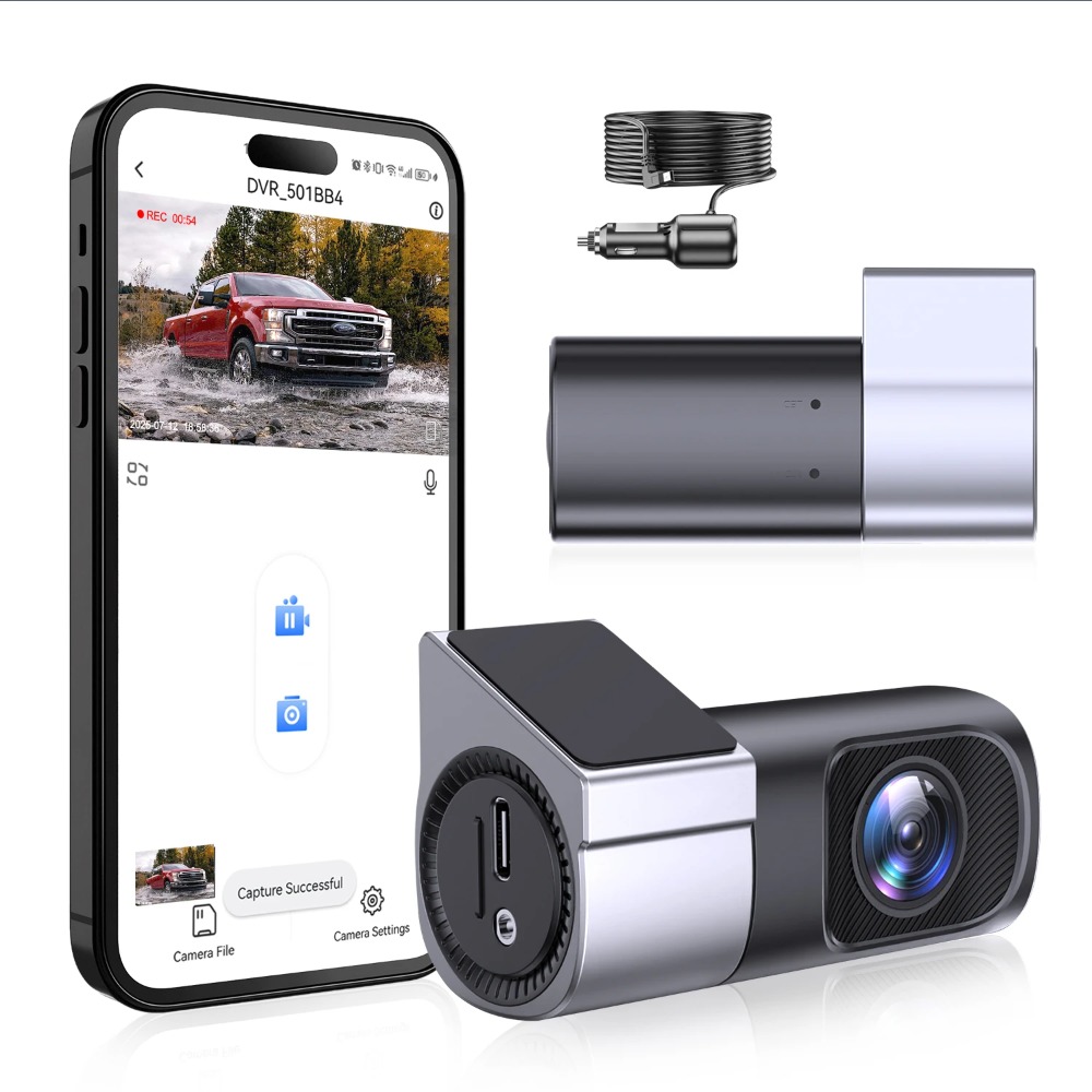 Panoramic Dash Cam 360 - Câmera Mini Dash Cam 1080P Ultra