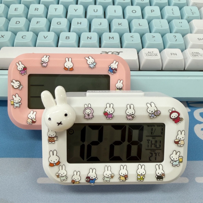 Digital Alarm Clock - Despertador Kawaii Miffy DIY, Relógios de