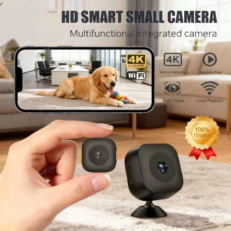 Compact Camera Mirrorless - Câmera de Segurança 4K HD WiFi