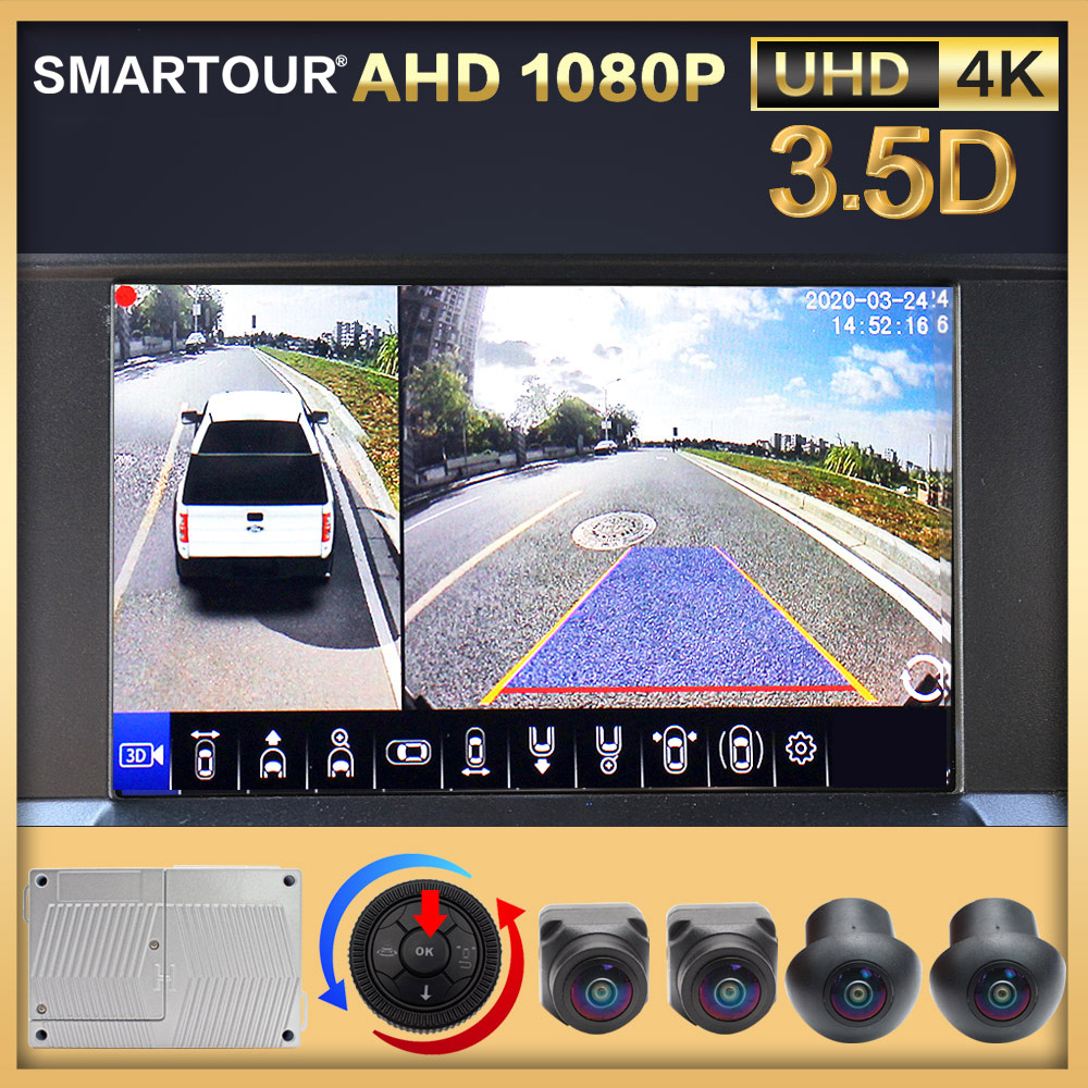 Panoramic Dash Cam 360 - Smartour hd 1080p 3.5d 360 graus