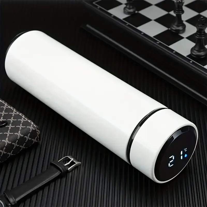 Smart Water Bottle Tracker - Caneca térmica inteligente de aço inoxidável
