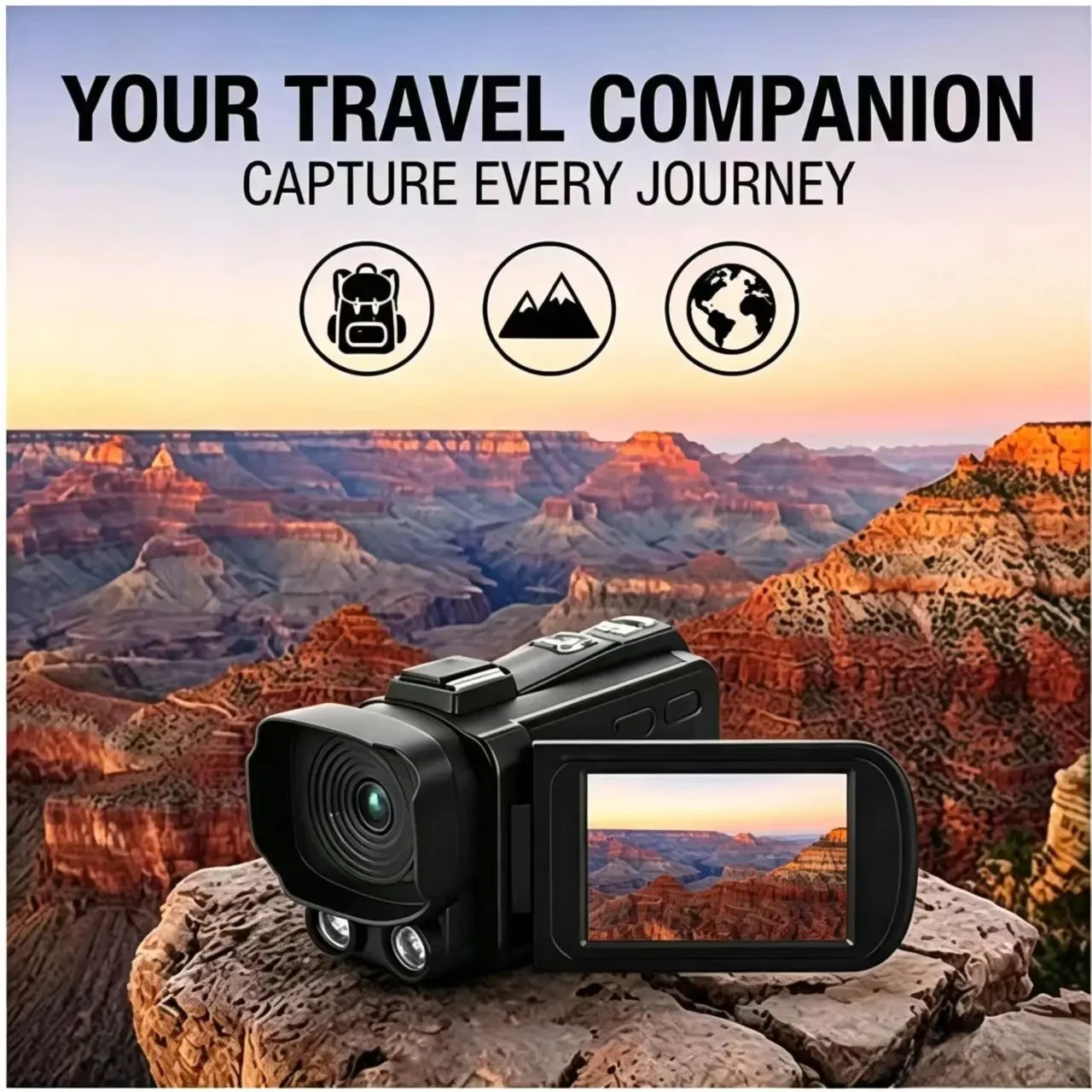 Electronics Gadgets For Home - Câmera Digital 1080P Full HD Filmadora