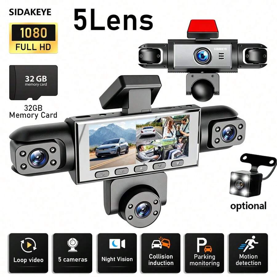 Panoramic Dash Cam 360 - SKYWORTH SIDAKEYE 360 ° Kit de