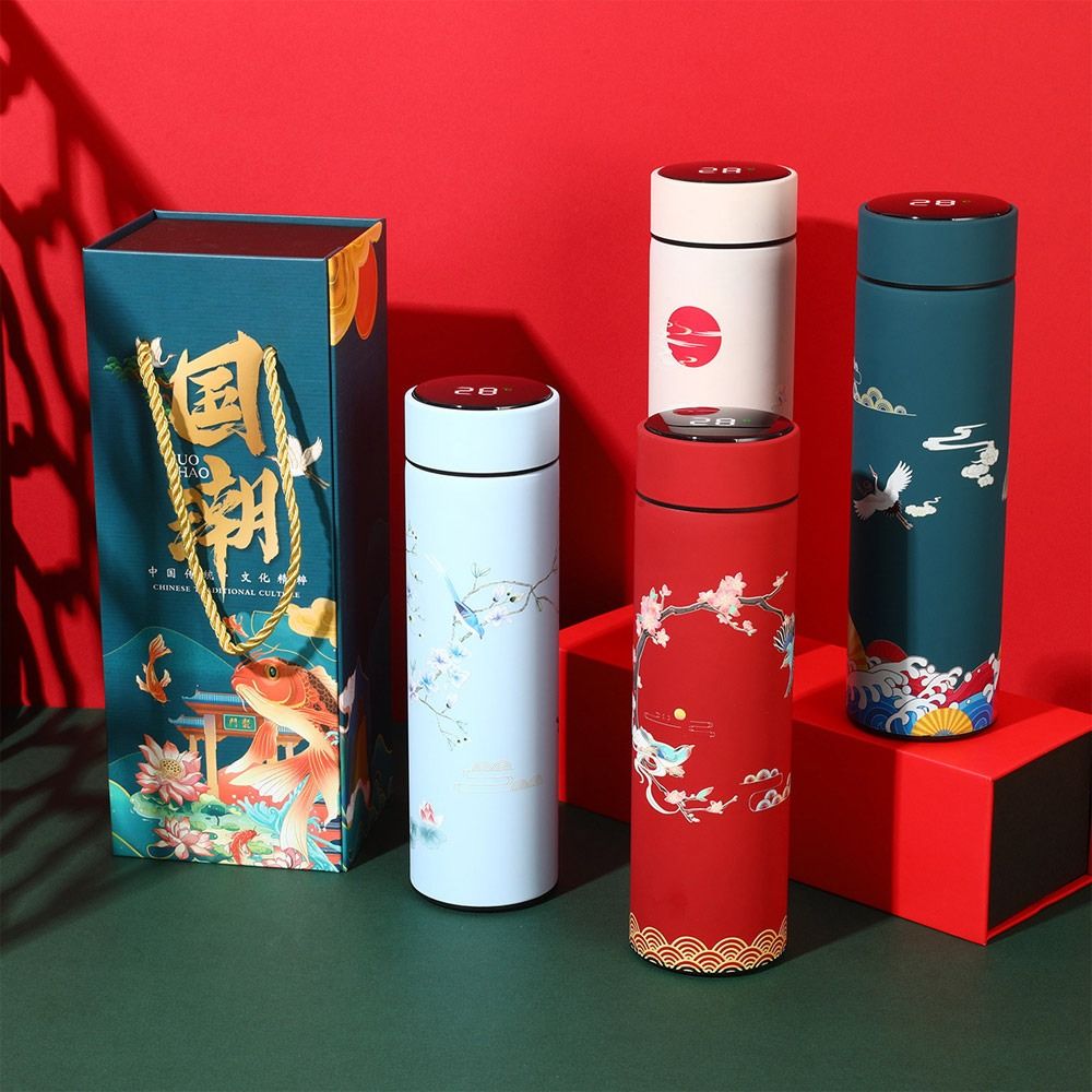 Smart Water Bottle Tracker - Frascos de vácuo estilo chinês com