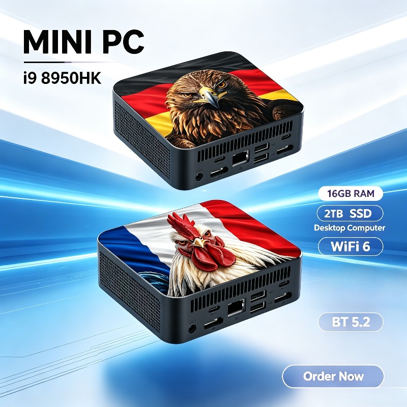 Mini Pc Windows - Computador Mini Desktop para Jogos Intel