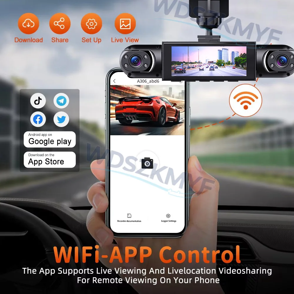 NOVO 360 °   Câmera Automotiva - Panoramic Dash Cam 360 avaliação e preço