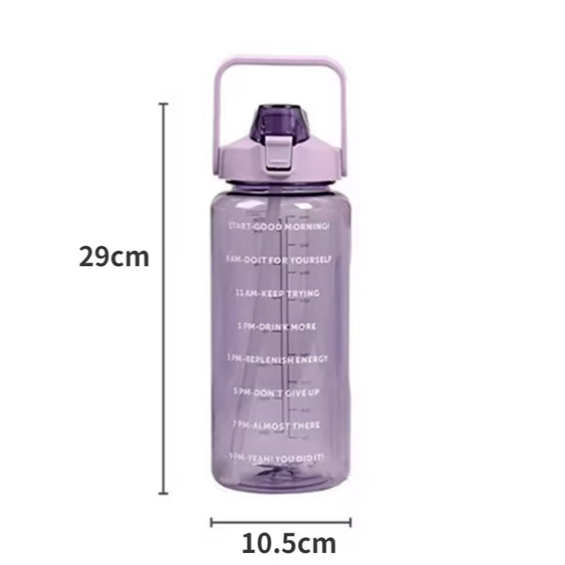 2 litros de palha garrafa de á - Smart Water Bottle Tracker avaliação e preço