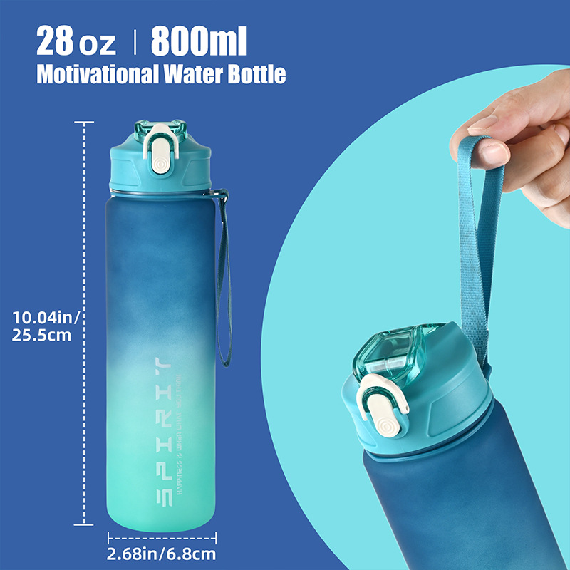 1 pçs venda quente 750ml espor - Smart Water Bottle Tracker avaliação e preço