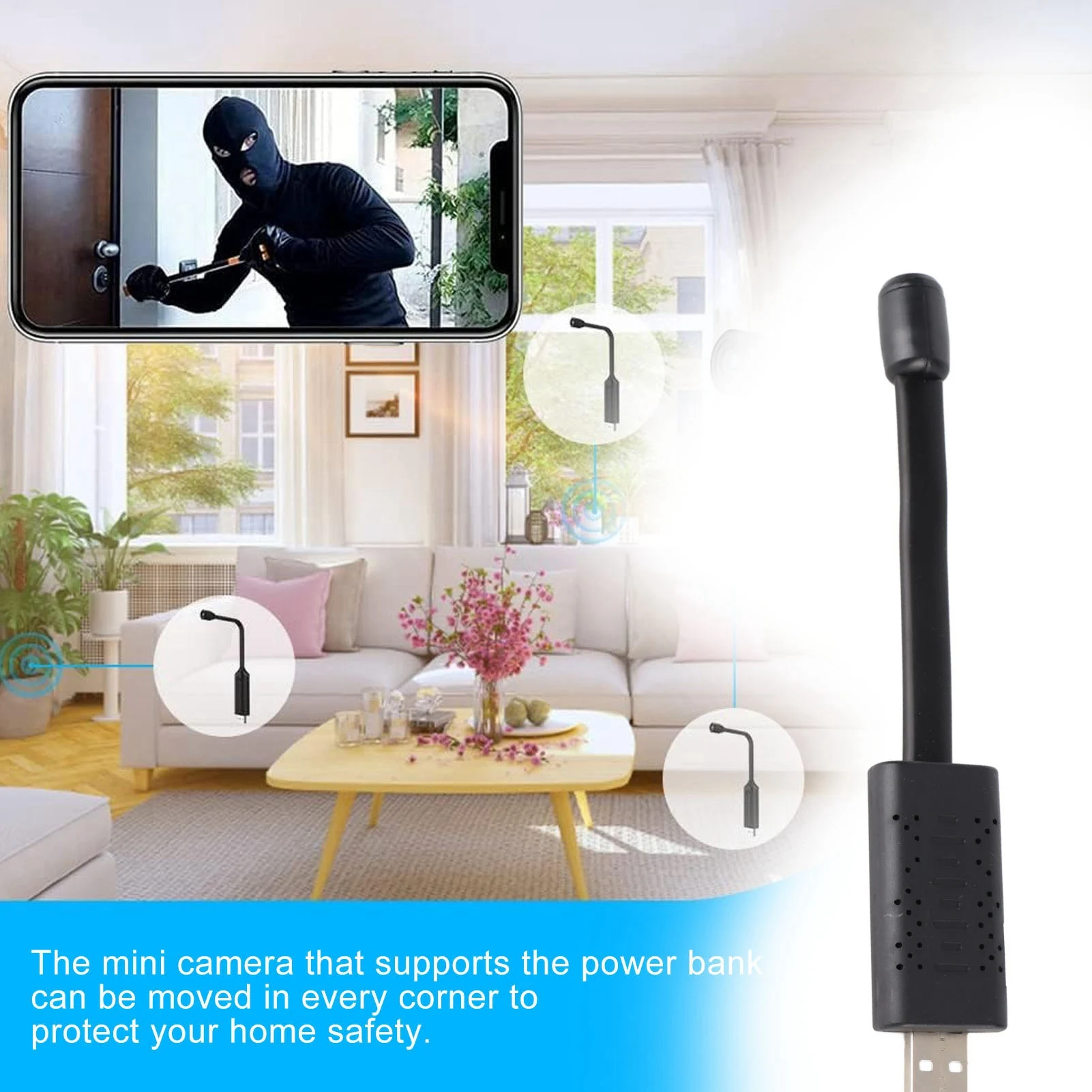 Câmera de segurança USB WiFi 1 - Compact Camera Mirrorless avaliação e preço