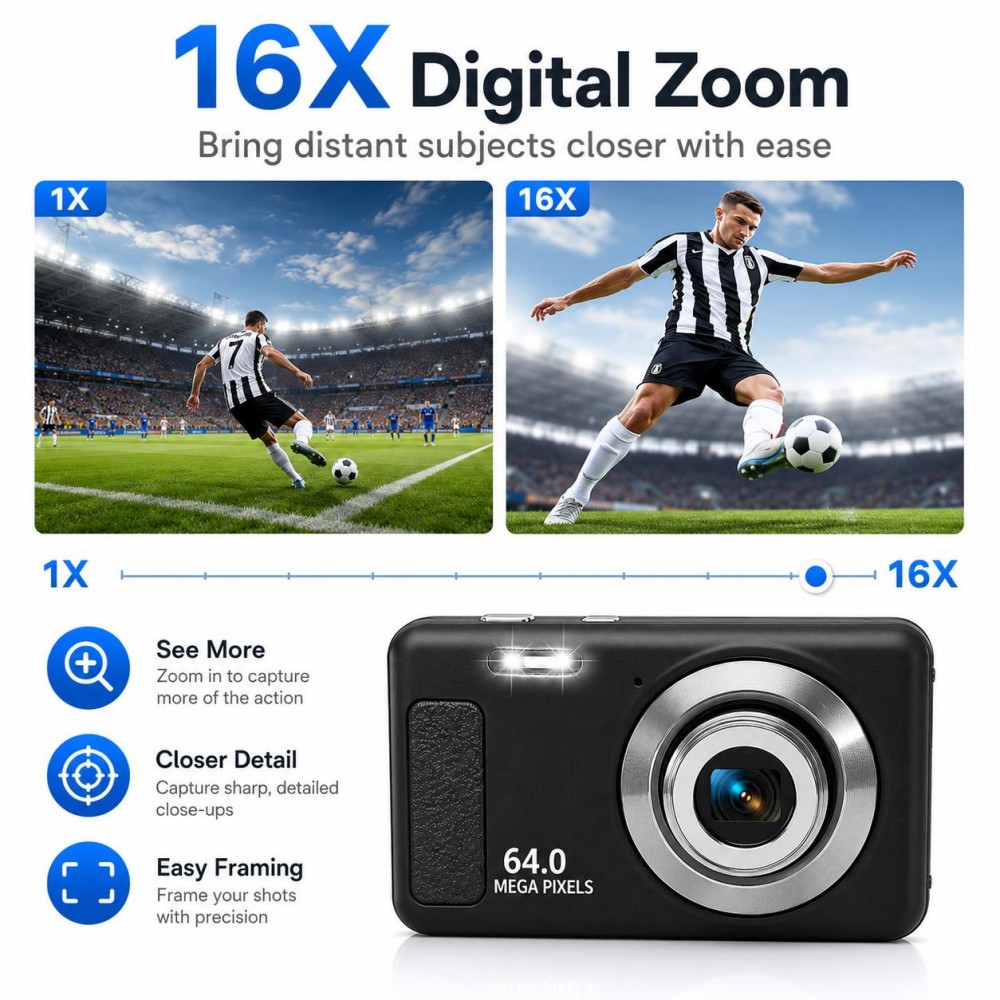 Câmera Digital Portátil 4K Ult - Electronics Gadgets For Home avaliação e preço