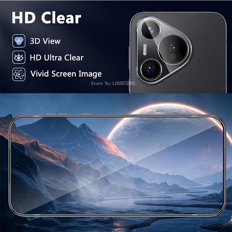 [4-em-1] 2 peças de vidro temp - Huawei Pura 70 avaliação e preço