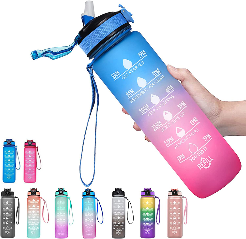 Garrafa de água motivacional e - Smart Water Bottle Tracker avaliação e preço