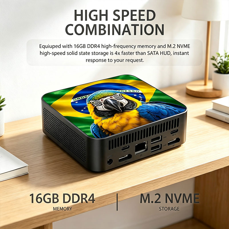 Mini PC com Bandeira do Novo M - Mini Pc Windows avaliação e preço