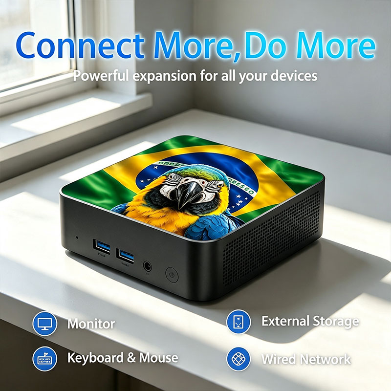 Mini PC com Bandeira do Novo M - Mini Pc Windows avaliação e preço