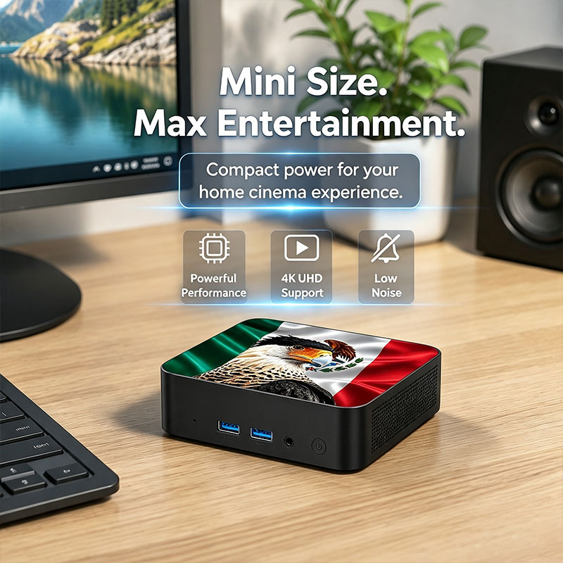 Mini PC com Bandeira do Novo M - Mini Pc Windows avaliação e preço