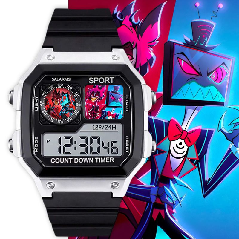 Relógio Digital Hazbin Hotel C - Digital Alarm Clock avaliação e preço