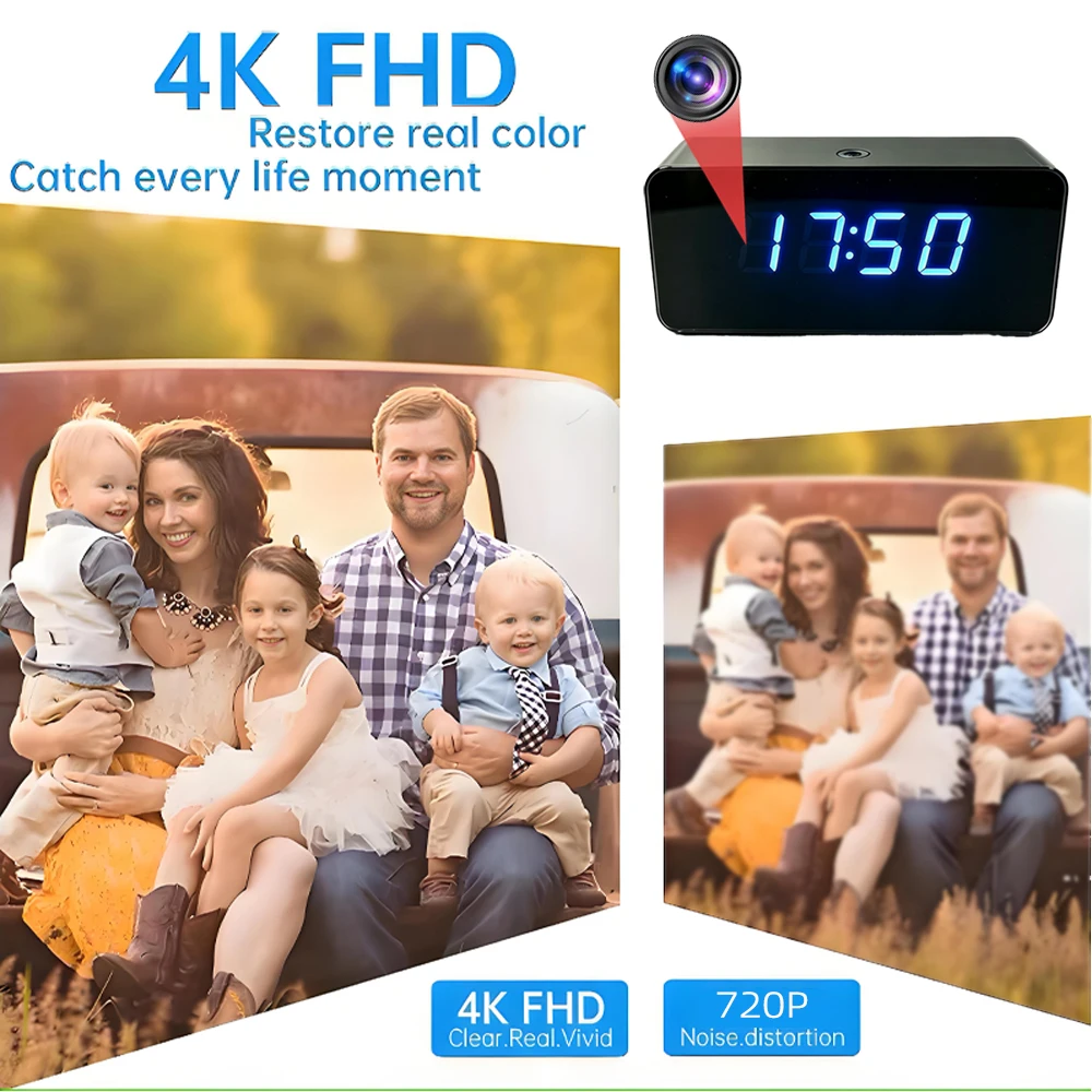 Câmera mini relógio 4K HD WiFi - Compact Camera Mirrorless avaliação e preço