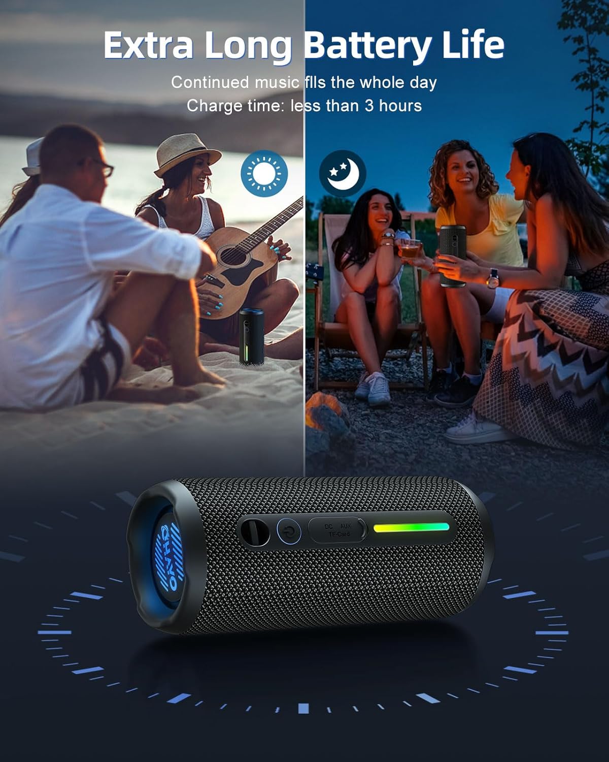 Ohayo S7 portátil Waterpro Blu - Electronics Gadgets For Home avaliação e preço