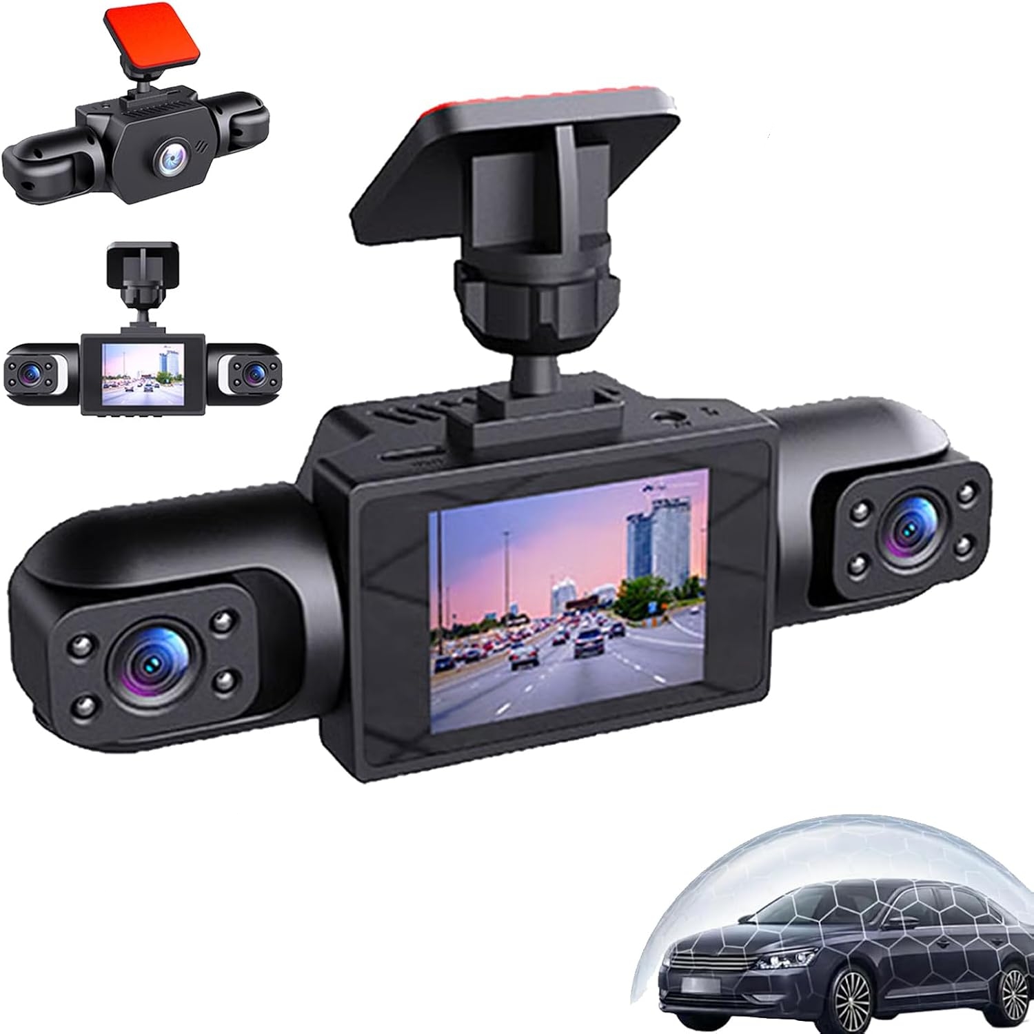 Câmera Veicular Panorâmica 360 - Panoramic Dash Cam 360 avaliação e preço