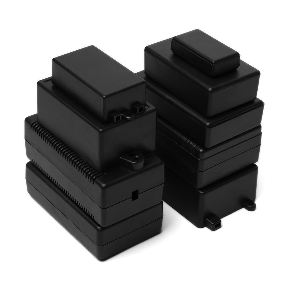 Preto plástico impermeável DIY - Unique Electronics Gadgets avaliação e preço