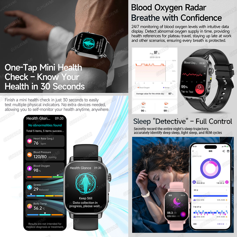 Novo Smartwatch de Saúde 2026: - Electronics Quiz avaliação e preço